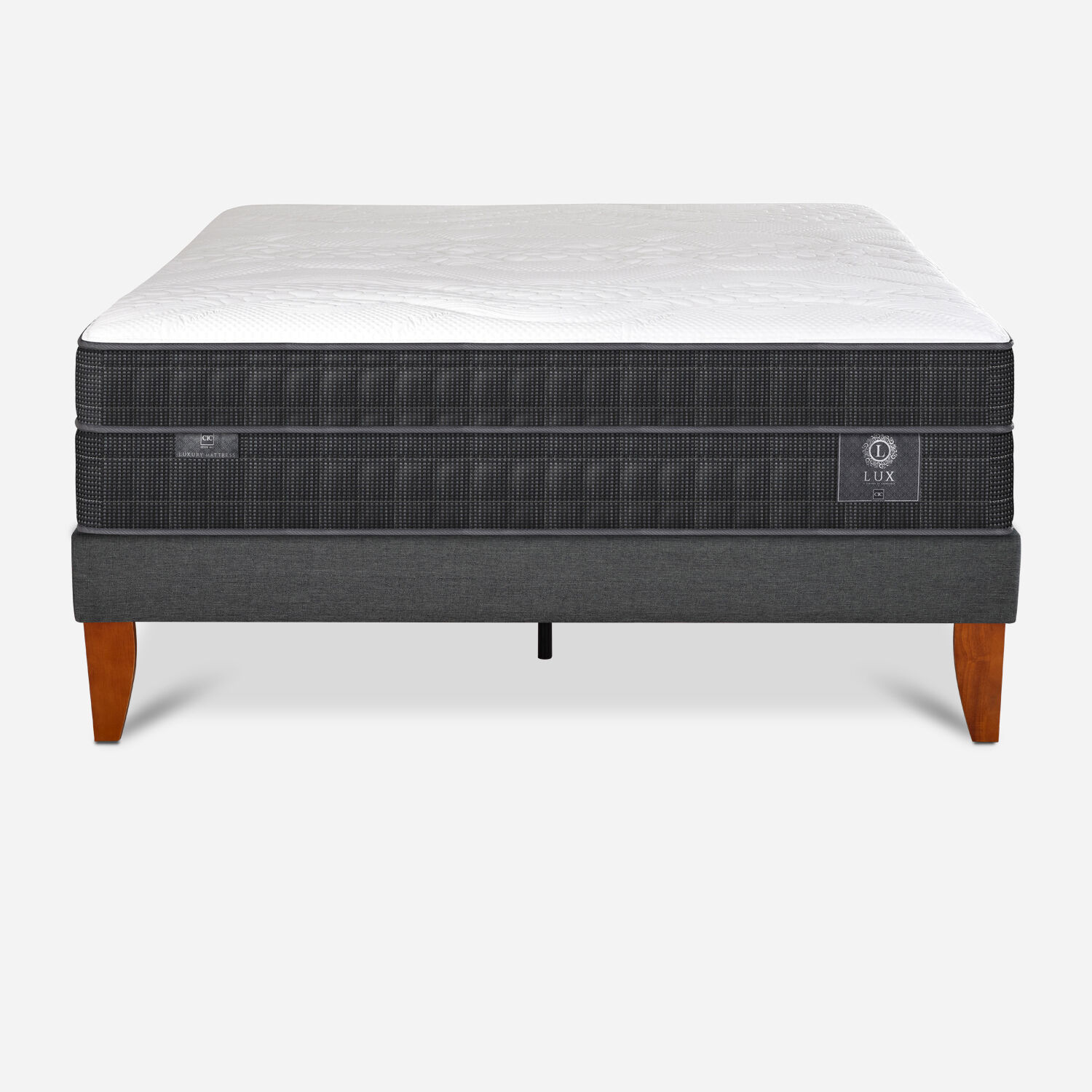 Cama Europea Box 2 Plazas Lux