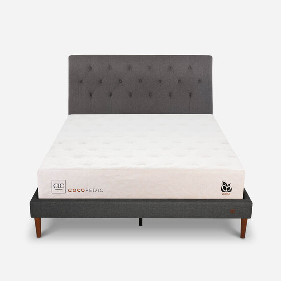Cama Europea Curve 2 Plazas Cocopedic + Respaldo Kavery