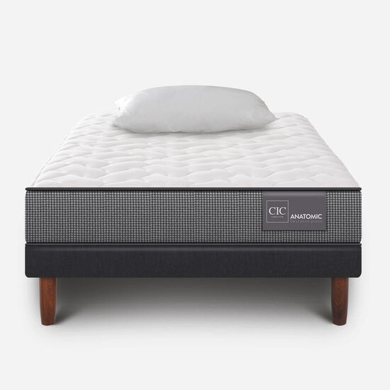 Cama Europea 1.5 Plazas Anatomic + Almohada