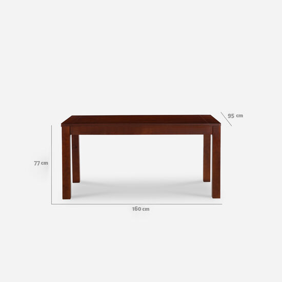 Comedor 6 Sillas Ñuble Caramelo Negro