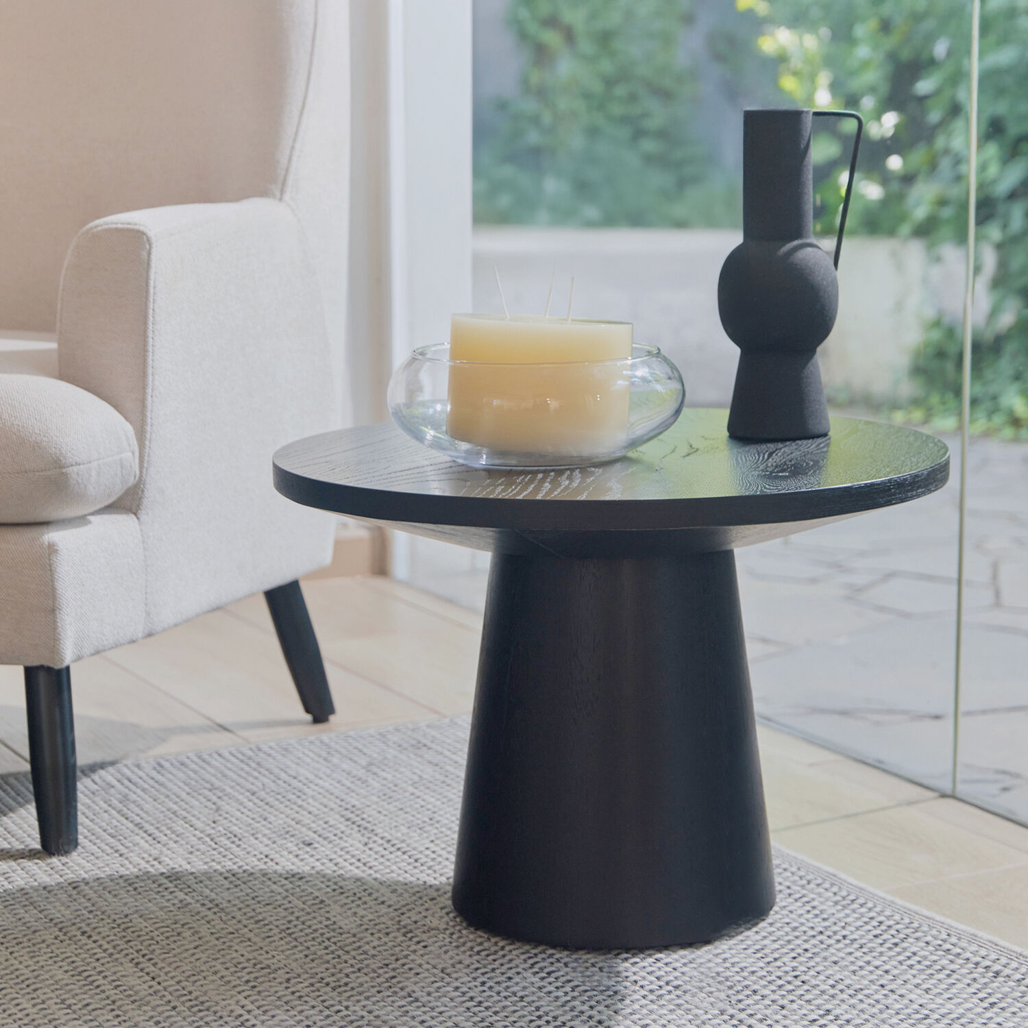 Mesa Redonda Blackburn M Negra