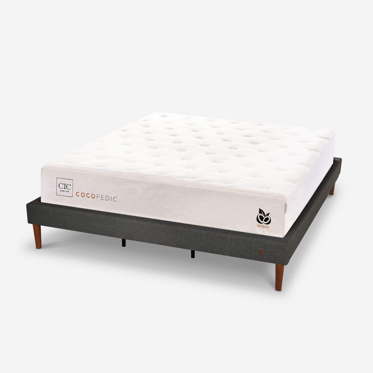 Cama Europea Curve King Cocopedic