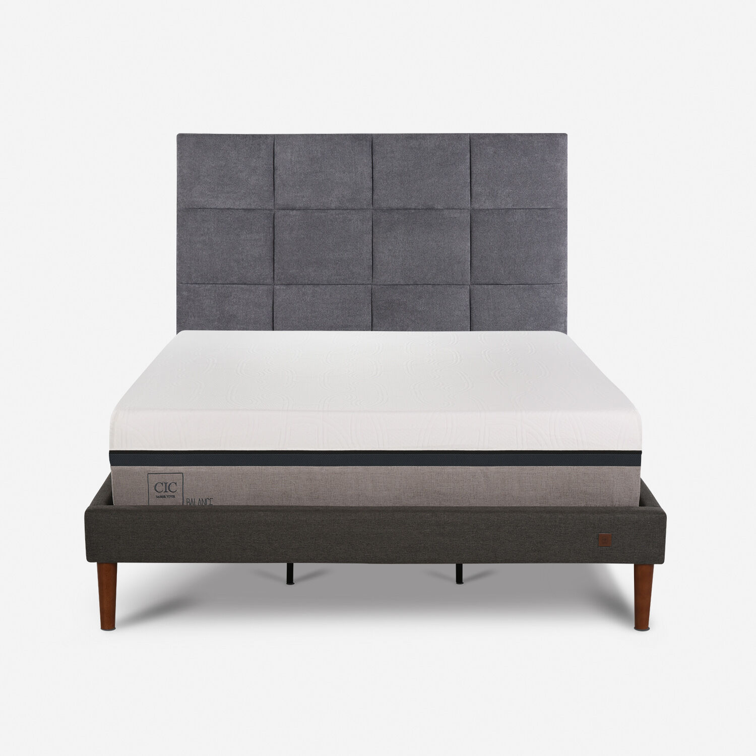 Cama Europea Curve Super King Balance + Set T&aacute;mesis