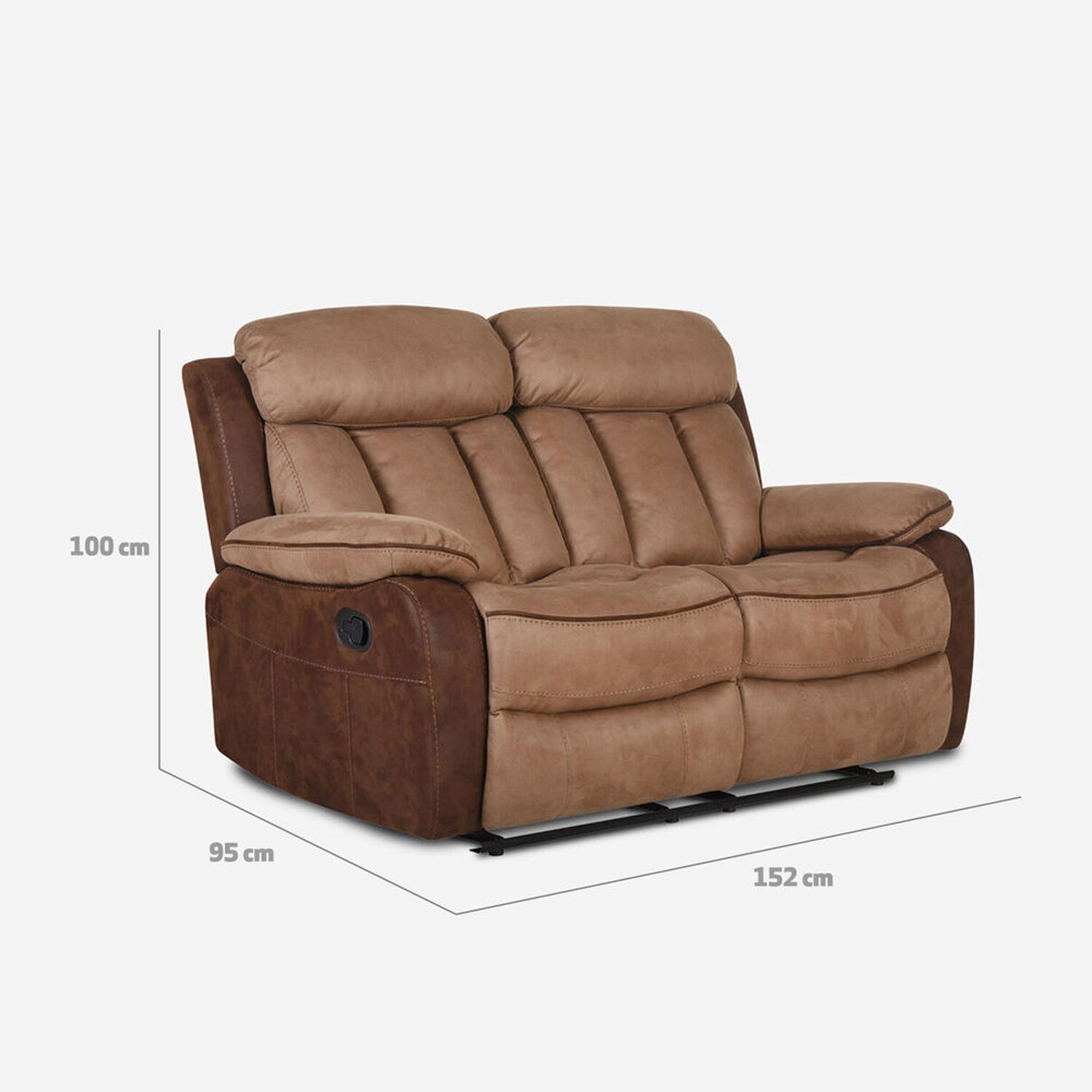 Juego reclinables Moka 3 2 1 cuerpos y Seccional