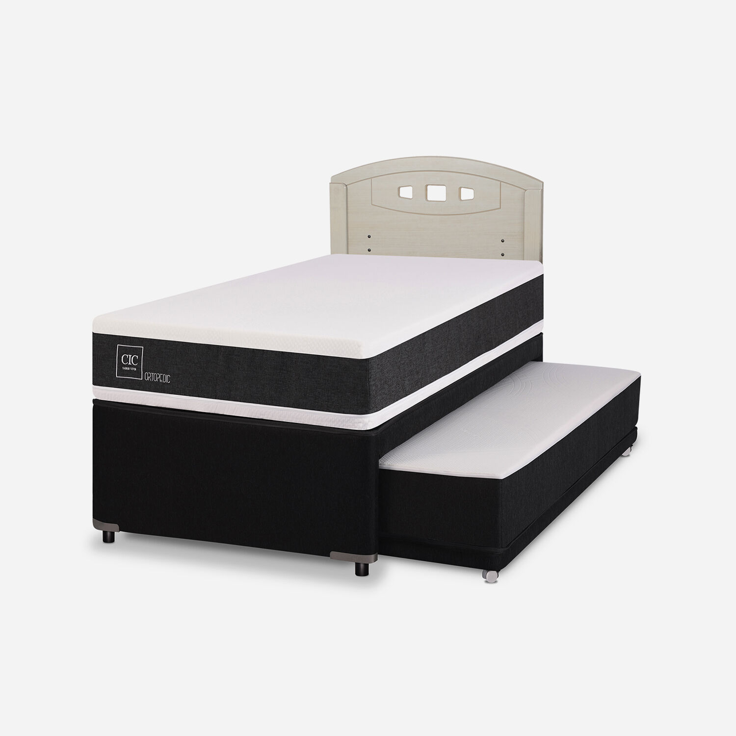 Cama Nido Diván Ortopedic + Respaldo Gales Alpino