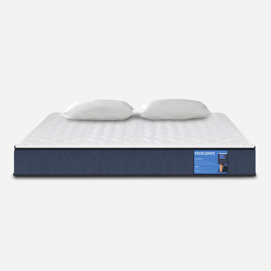 Colchón Full Excellence 135x190 + Almohadas
