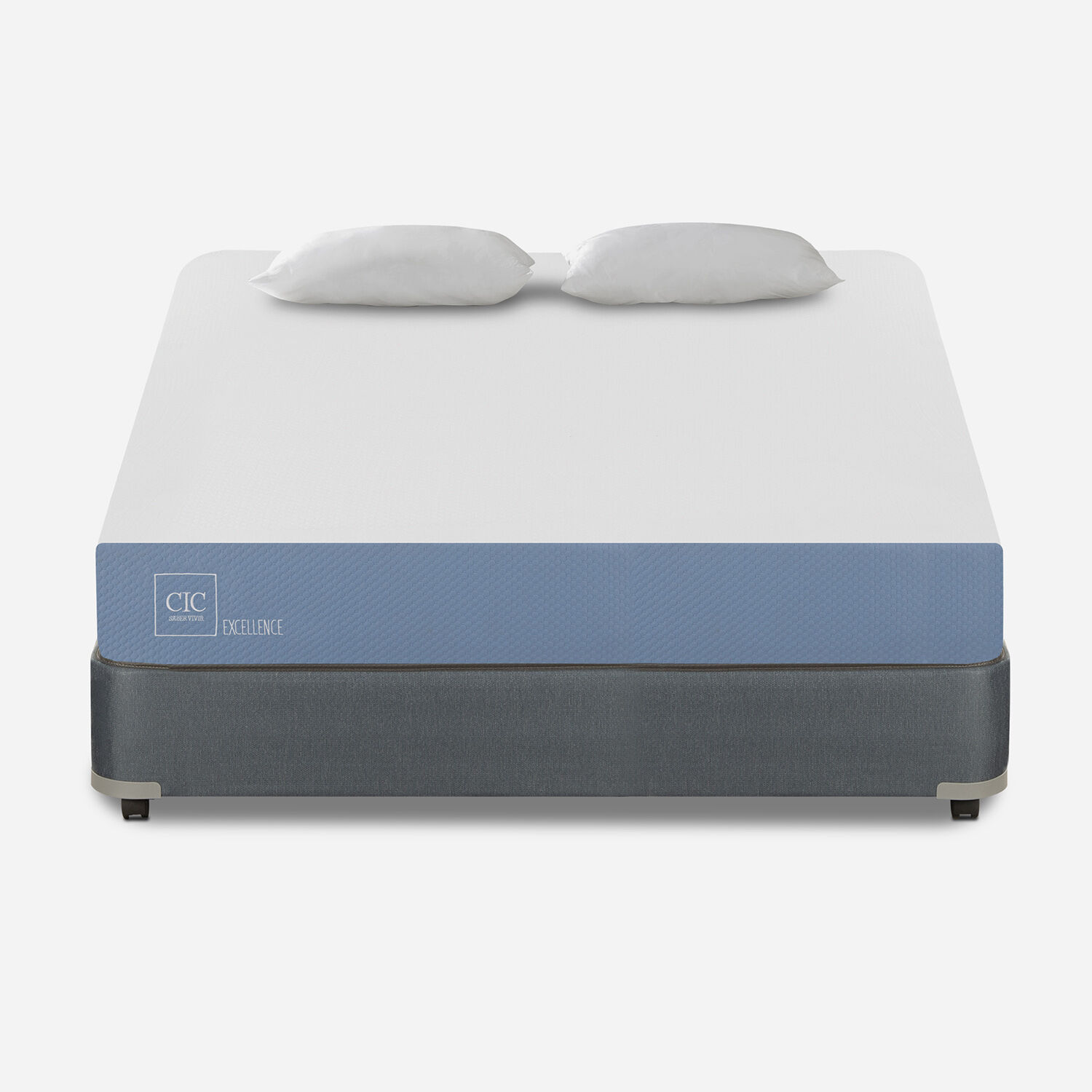 Cama Americana 2 Plazas Excellence + Almohadas