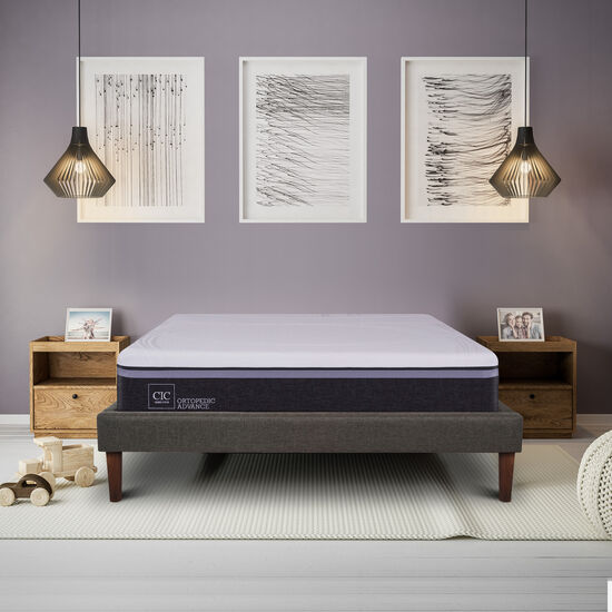 Cama Europea Curve 2 Plazas Ortopedic Advance