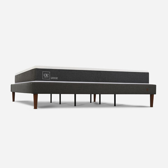 Cama Europea Curve King Ortopedic + Set Tigris + Almohadas