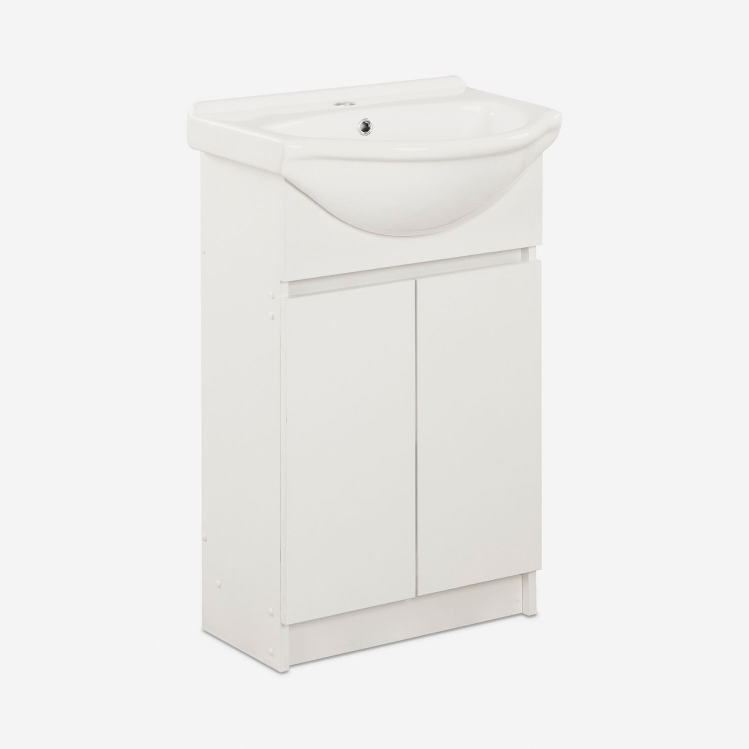 Vanitorio 2 Puertas 1 Repisa Cannes Blanco 50 Cm.