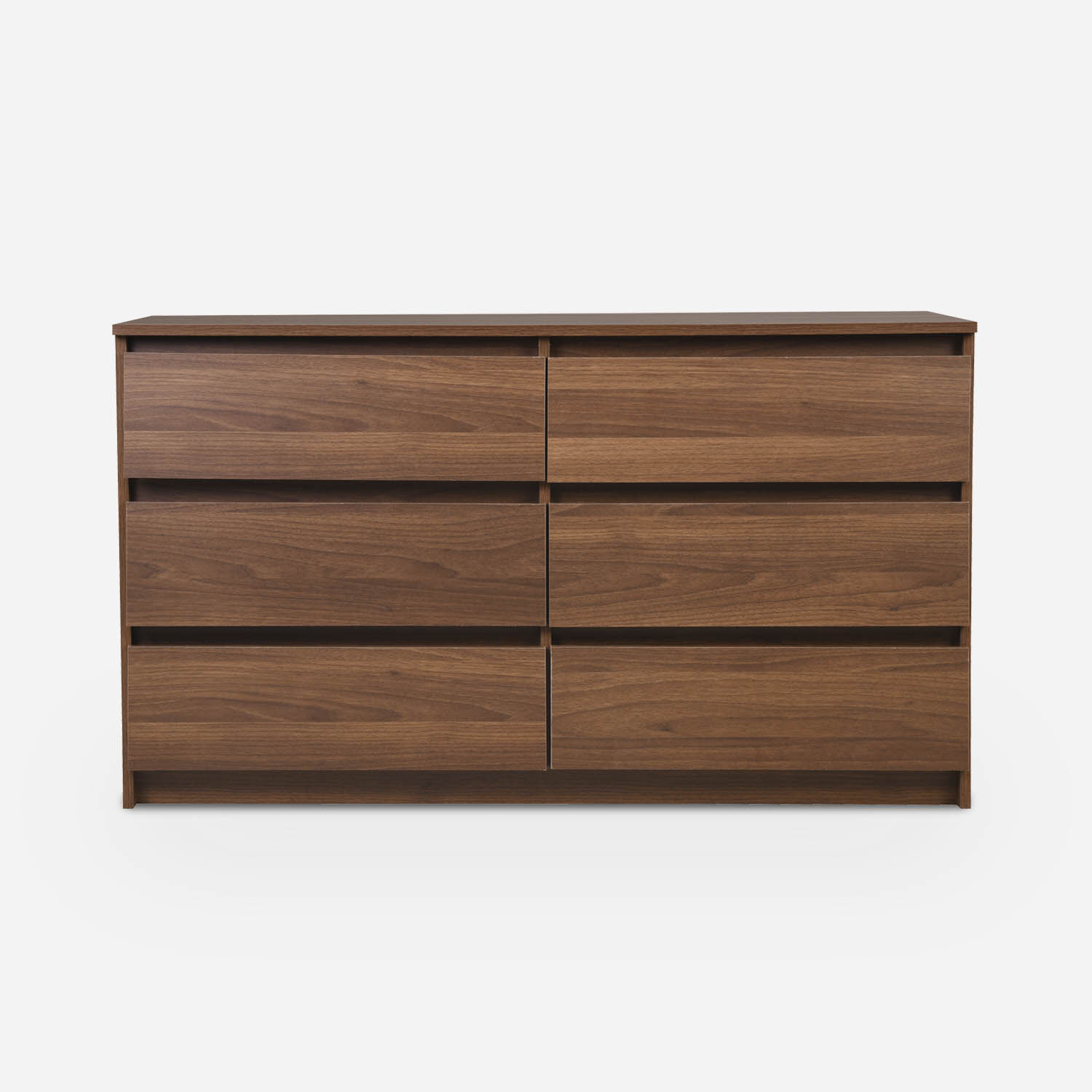 C&oacute;moda 6 Cajones N&oacute;rdica Nogal Amaz&oacute;nico