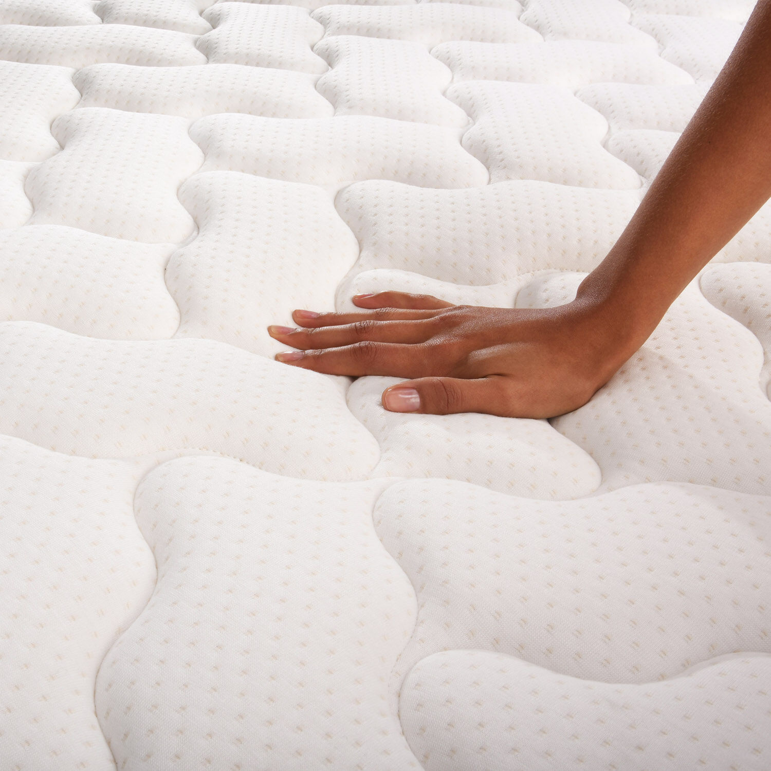 Cama Space Box 2 Plazas Anatomic + Velador Níger