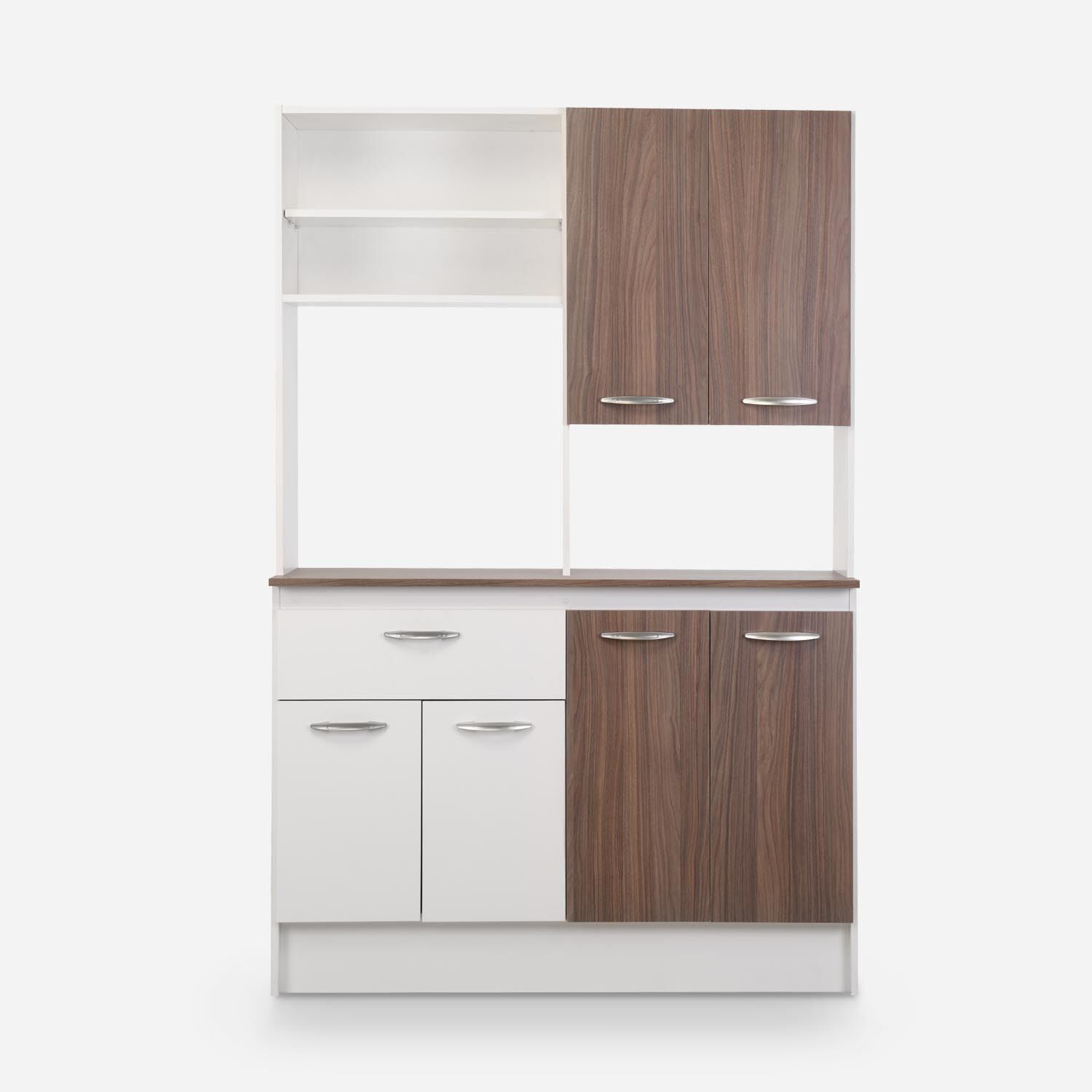 Mueble de Cocina 6 Puertas 1 Cajón Emma 120x180x39 Cm