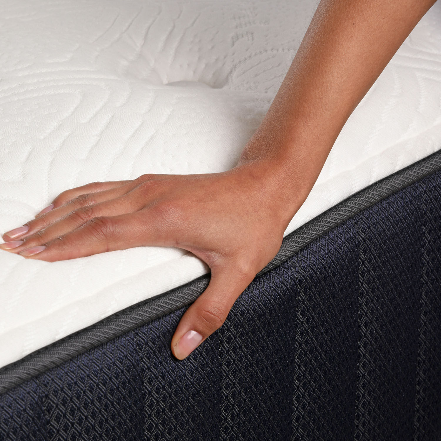 Cama Europea King Premium Advance + Almohadas Down Alternative