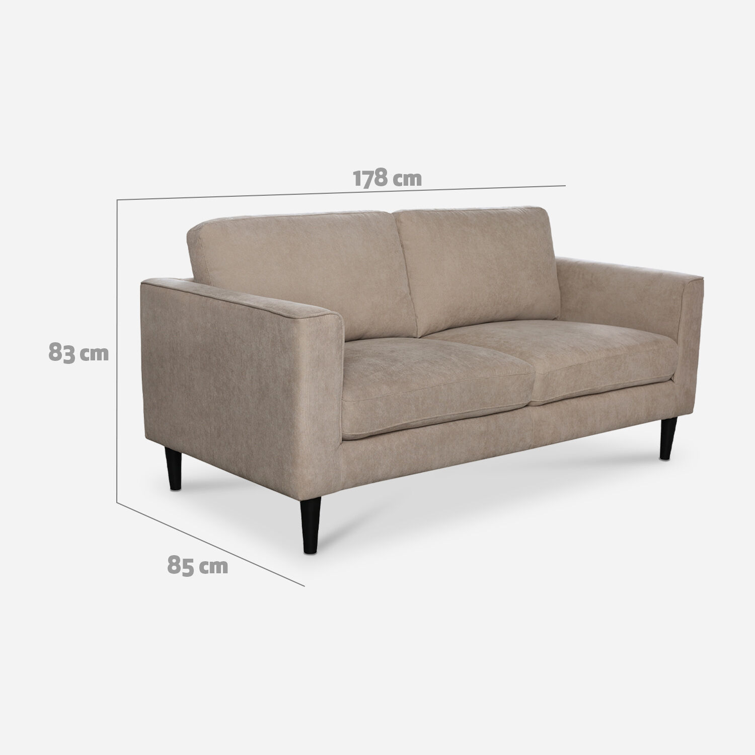 Sof&aacute; 3 Cuerpos Bristol Arena