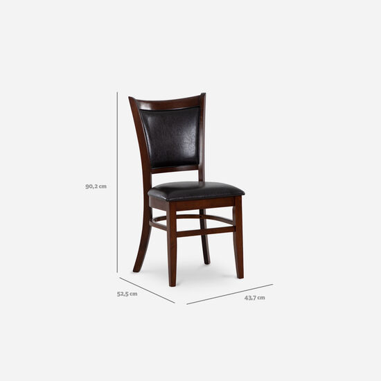 Comedor 6 Sillas Calabria Chocolate