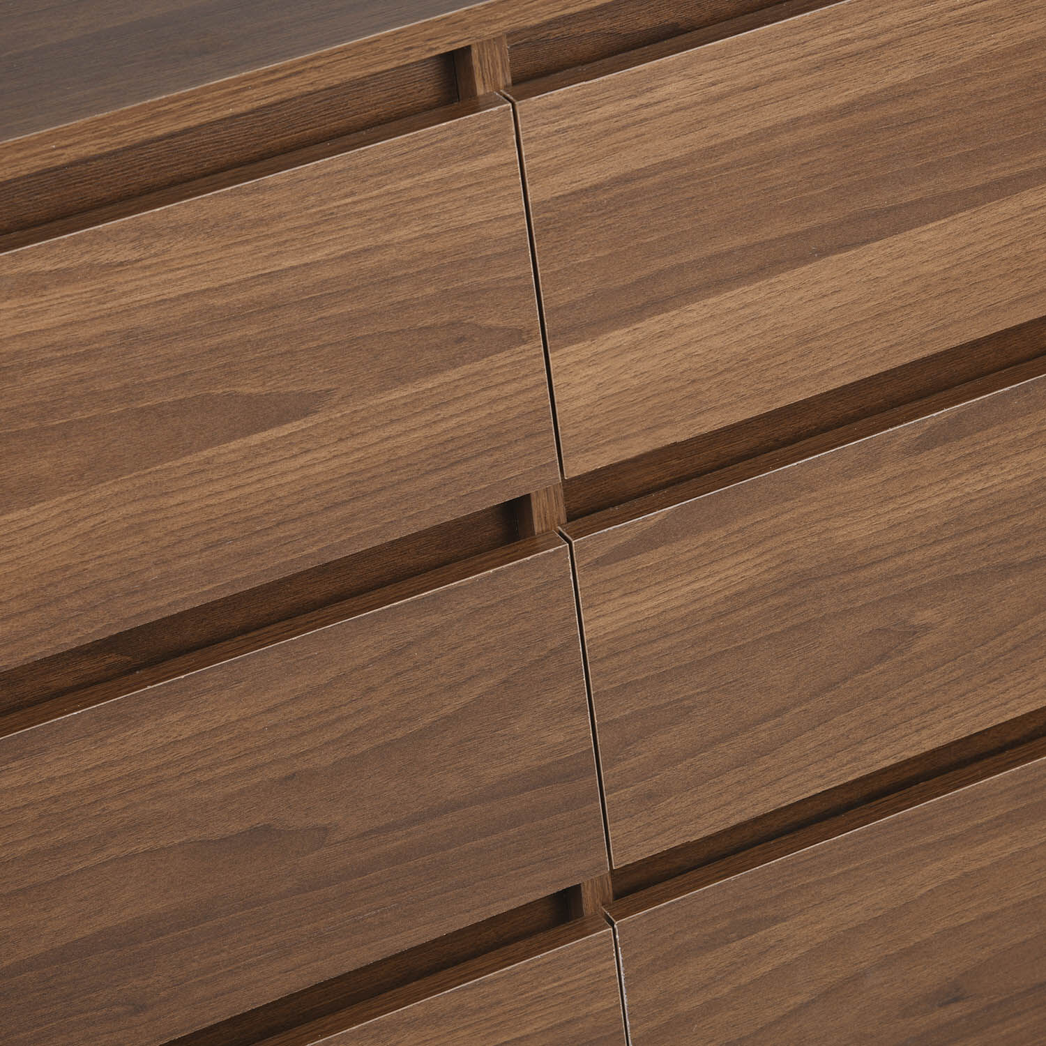 C&oacute;moda 6 Cajones N&oacute;rdica Nogal Amaz&oacute;nico