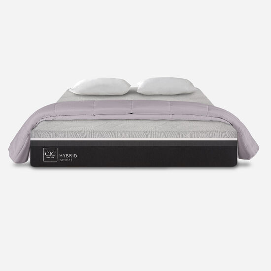 Colchón 2 Plazas Hybrid 150x200 + Almohadas Viscoelásticas + Plumón