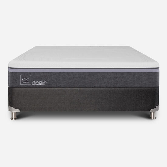 Box Spring 2 Plazas Ortopedic Advance Base Normal 5 Zonas