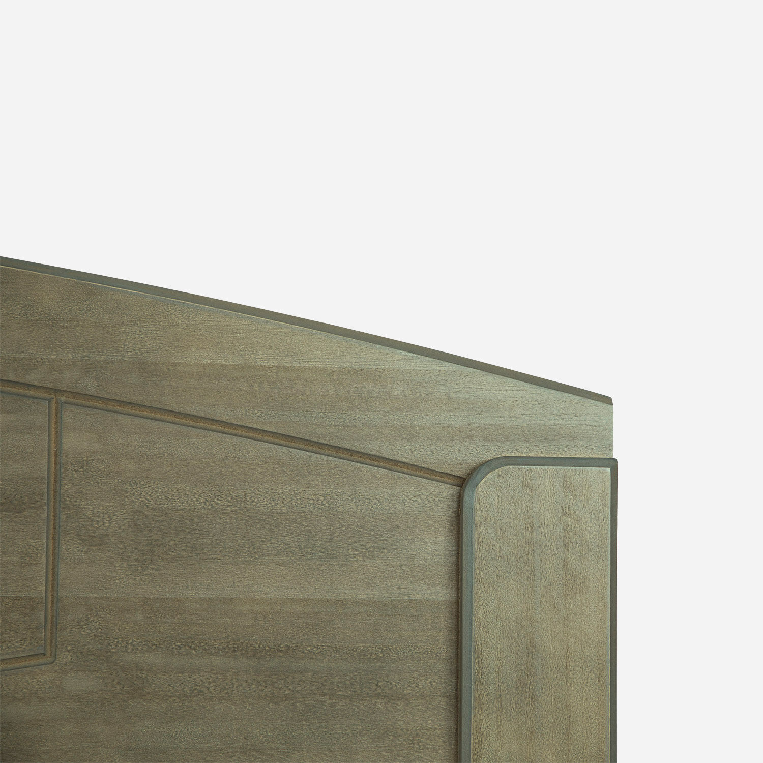 Cama Europea 2 Plazas Ortopedic Base Dividida + Respaldo Gales Olivo