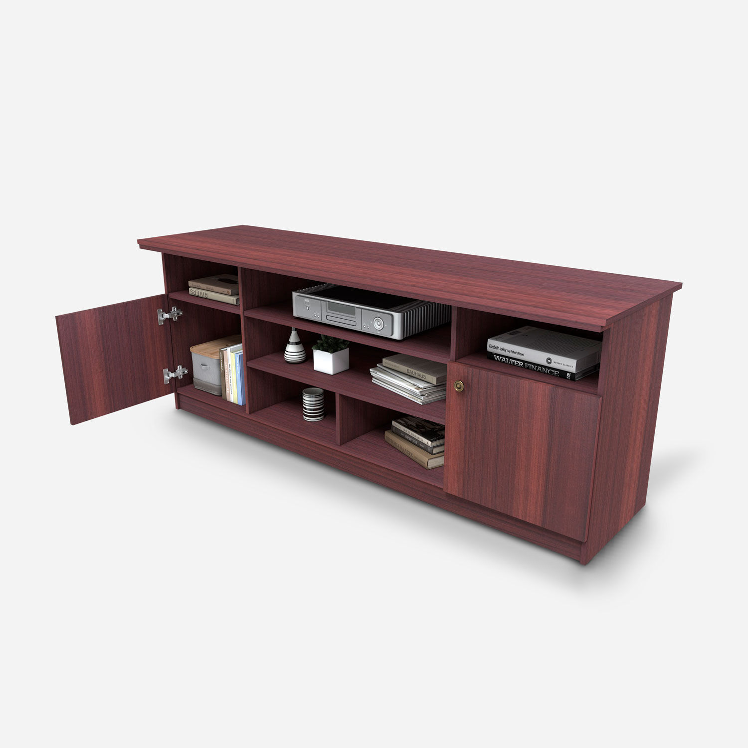 Rack Tv 70" Clásico Wengue