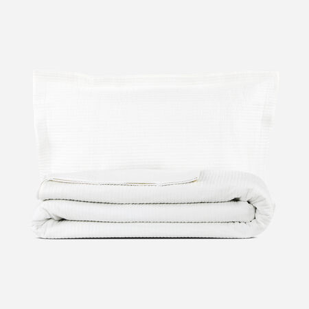 Quilt 2 Plazas Algodón Blanco