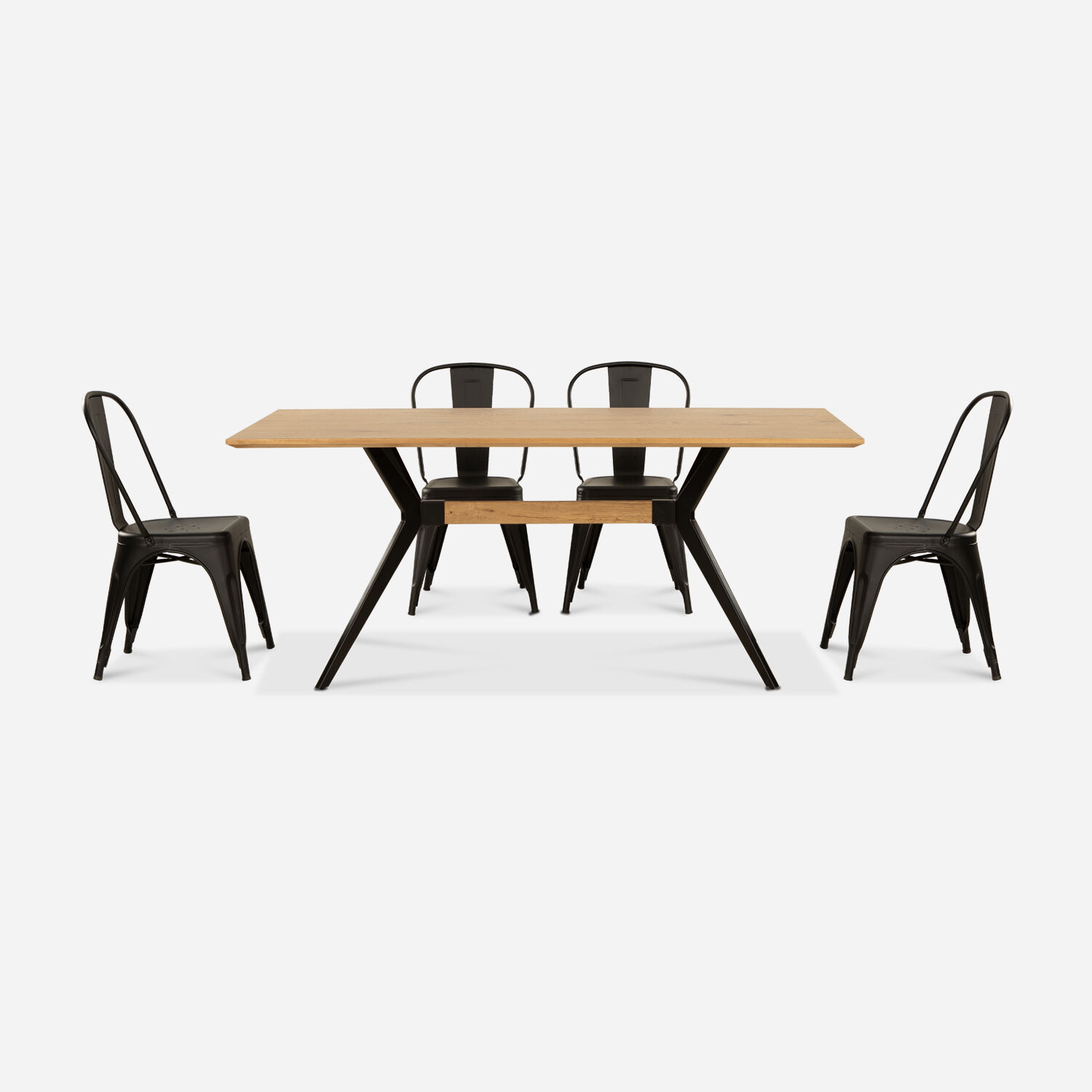 Comedor 6 Sillas Tolix Cross