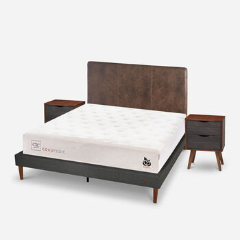 Cama Europea Curve 2 Plazas Cocopedic + Set Baker