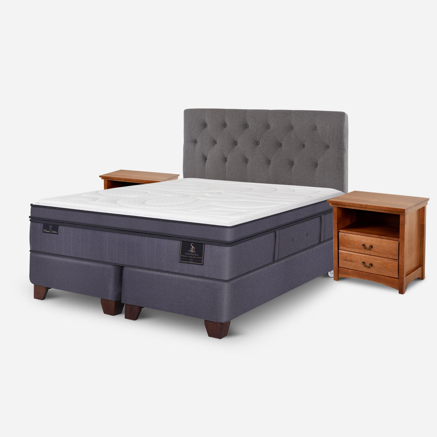 Box Spring King Super Premium + Set Kavery