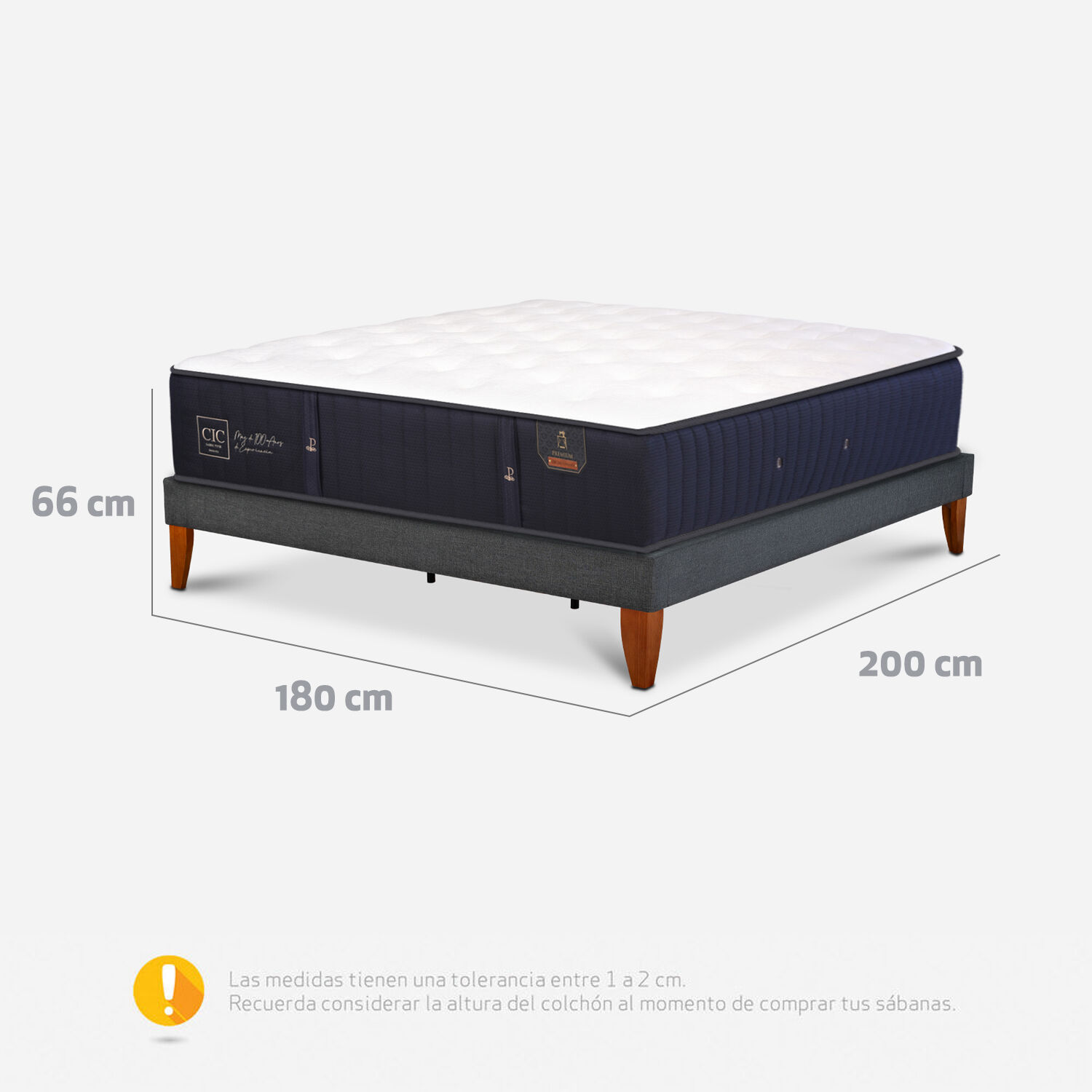 Cama Europea Box King Premium