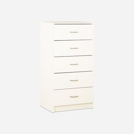 C&oacute;moda Standford 5 Cajones Blanca