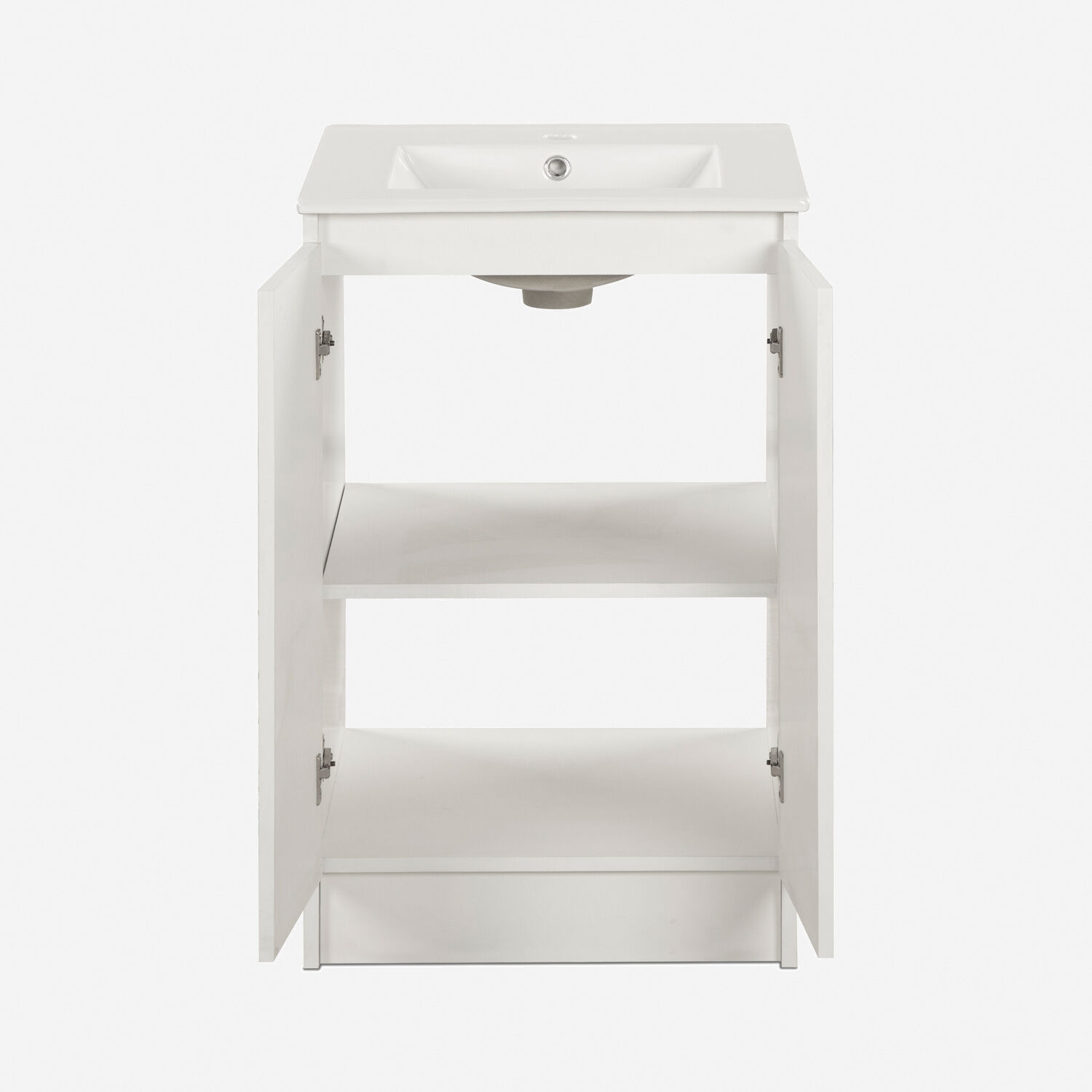 Vanitorio 2 Puertas Lisboa Blanco 50 Cm.