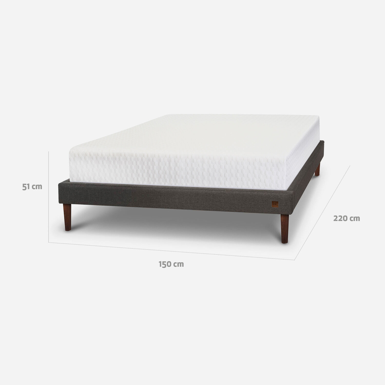 Cama Europea Curve Queen Hybrid Mattress 20 Cm.