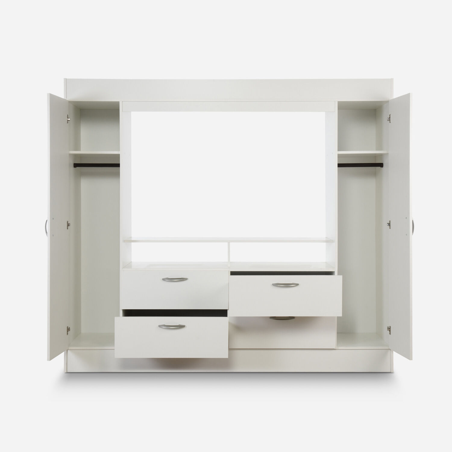 Clóset 2 Puertas 4 Cajones Baker Tv 55"
