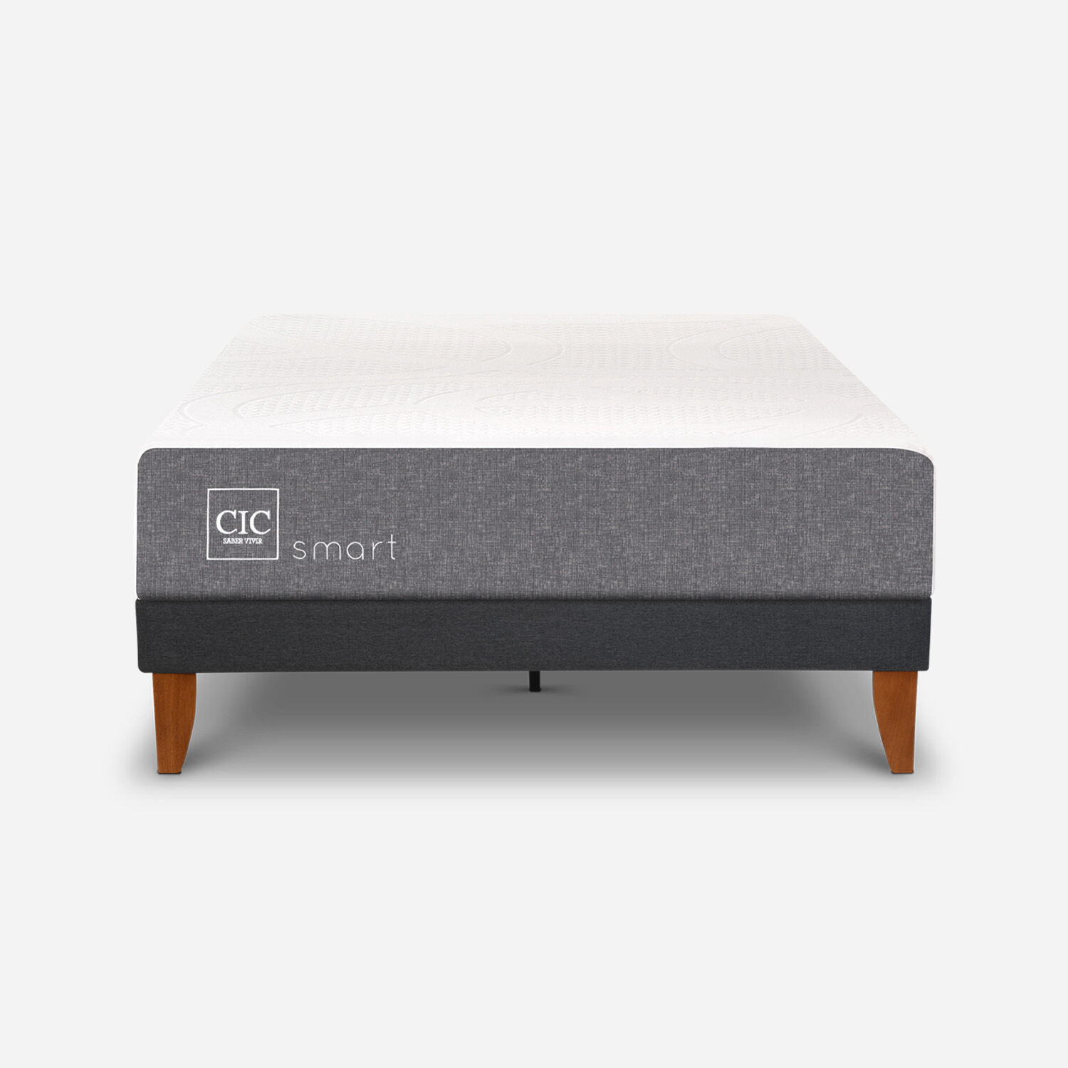 Cama Europea Curve 1,5 Plazas Smart 