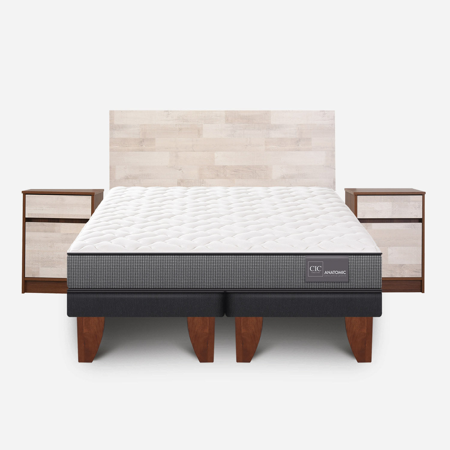Cama Europea King Anatomic + Set Legno