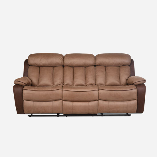 Sofá 3 Cuerpos Reclinable Moka