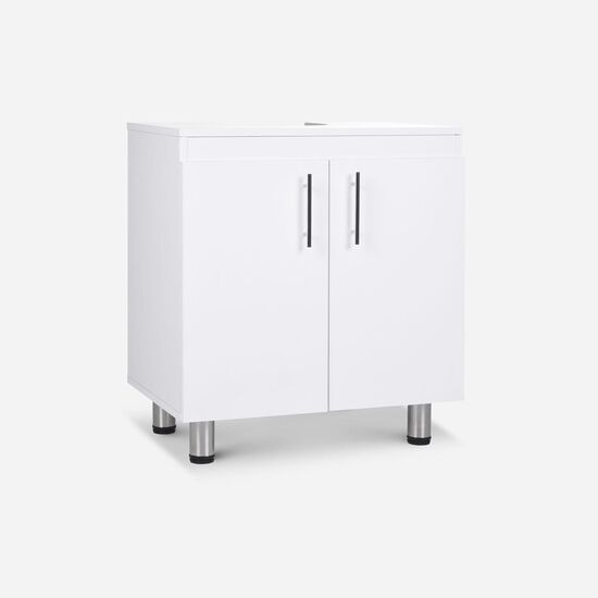 Set de Baño Vanitorio + Estante Organizador Blanco