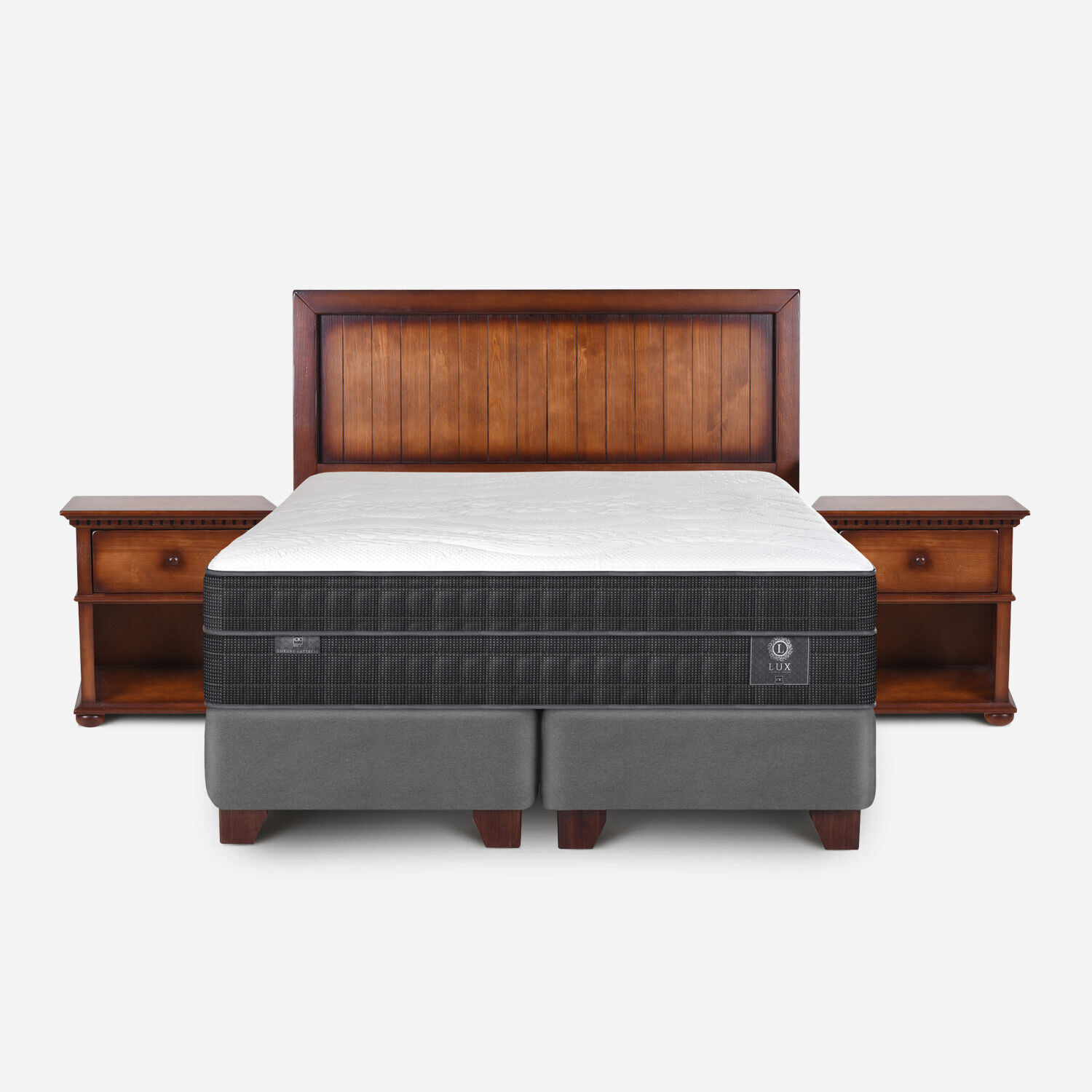 Box Spring King Lux + Set Monterrey