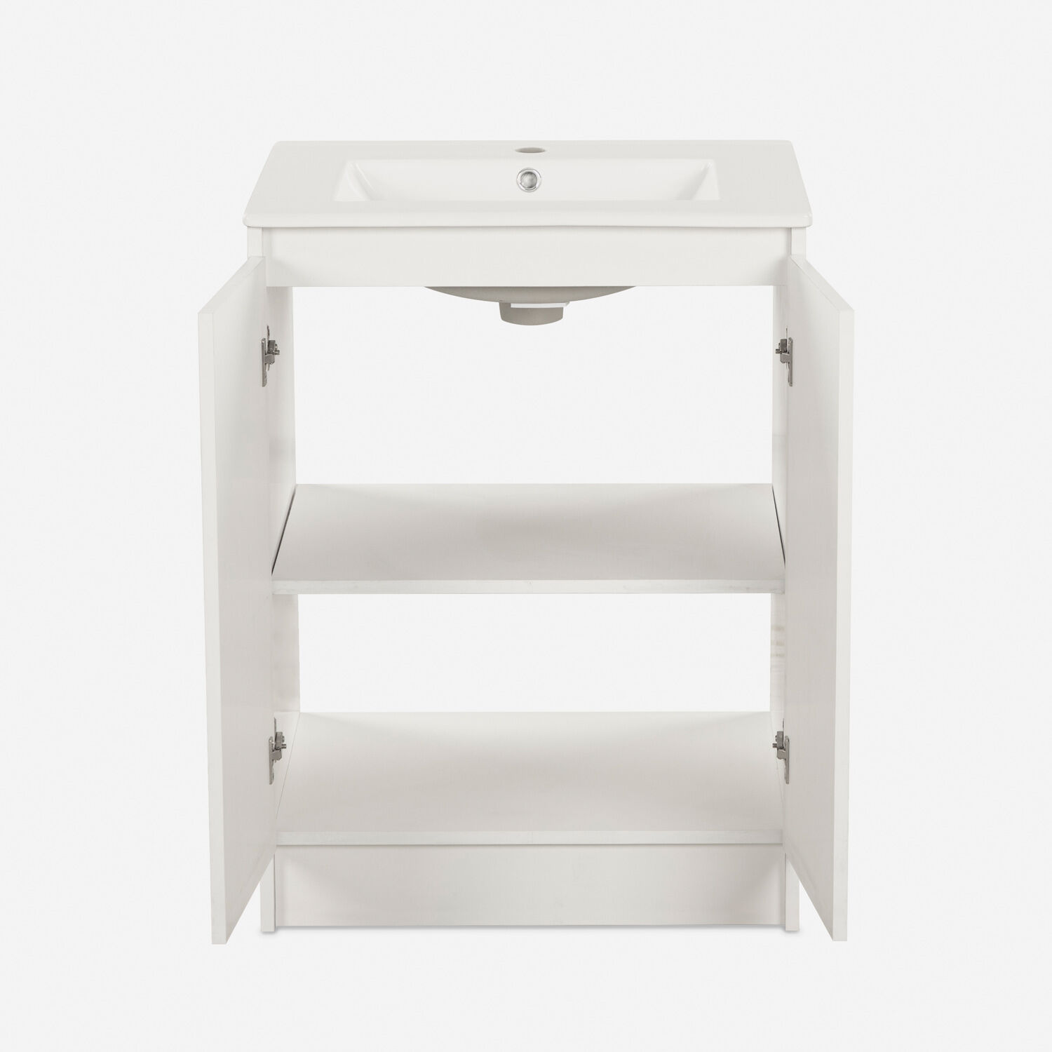 Vanitorio 2 Puertas Lisboa Blanco 60 Cm.