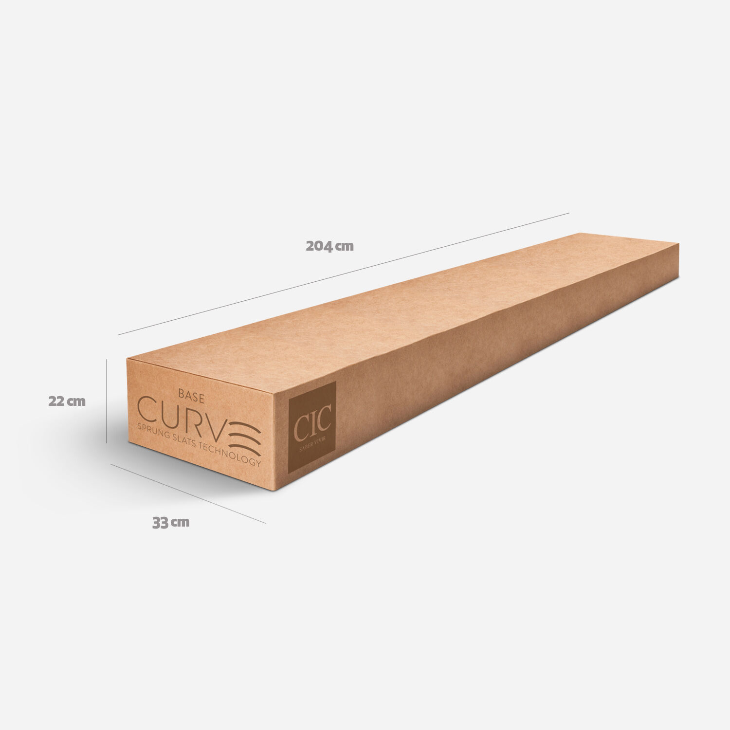 Cama Europea Curve 2 Plazas Rilassati Smart + Almohadas Viscoelásticas