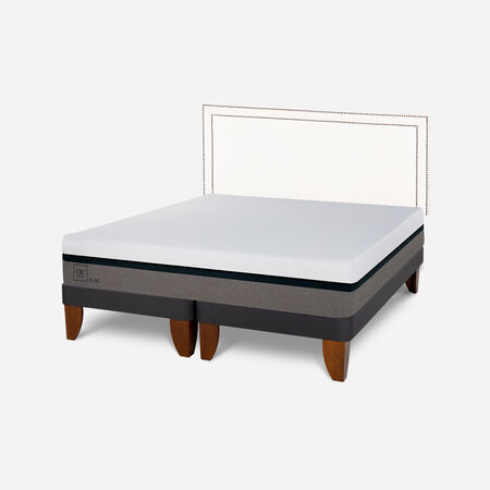 Cama Europea King Balance + Respaldo Danubio