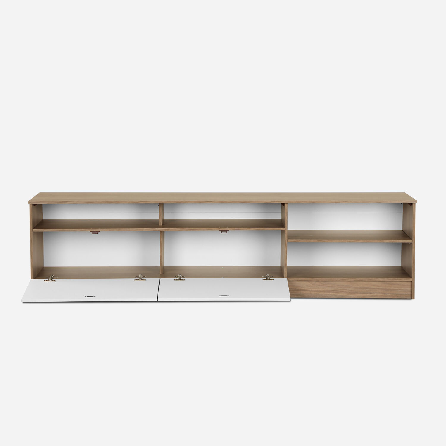 Rack Standford 2 Puertas 2 Repisas Bicolor