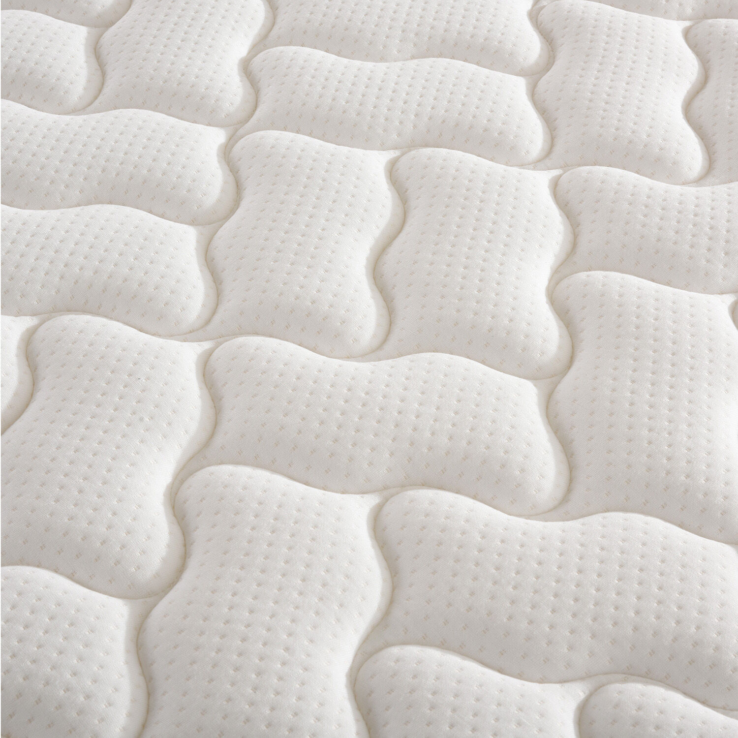 Cama Europea 2 Plazas Anatomic Base Normal + Veladores Torino Caramel