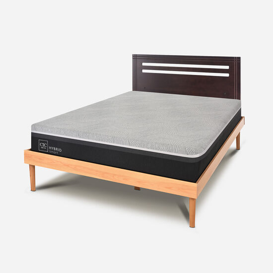 Cama 2 Plazas Hybrid + Respaldo Múnich