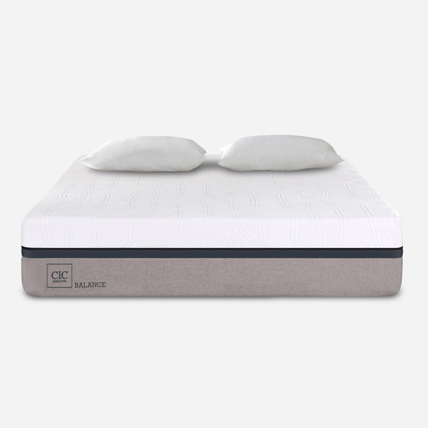 Colch&oacute;n 2 Plazas Balance 150x200 + Almohadas