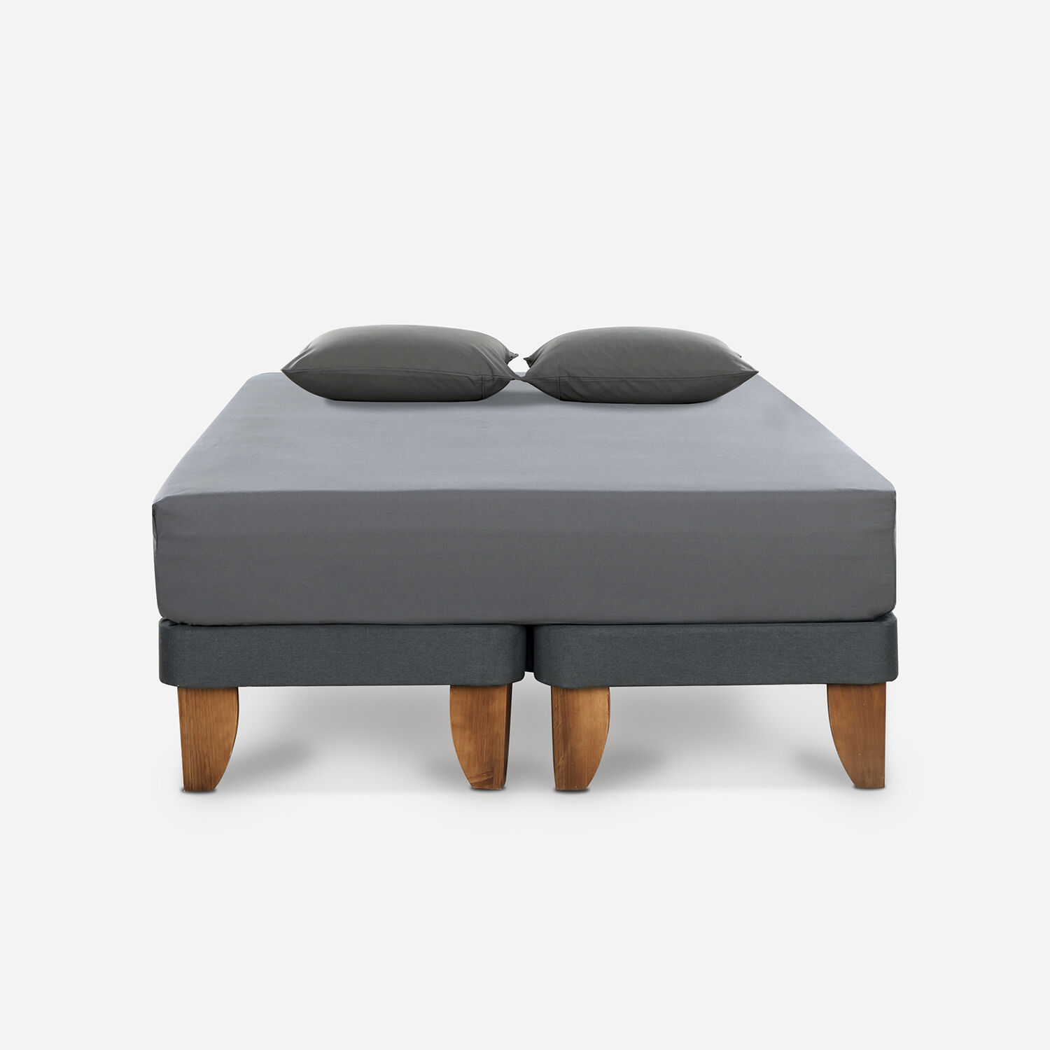 Sábanas Single 180 Hilos Lisa Gris