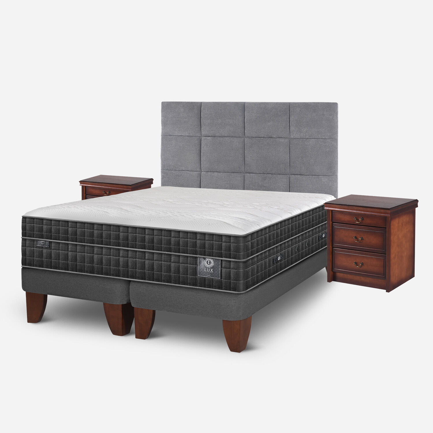 Cama Europea Super King Lux + Set T&aacute;mesis