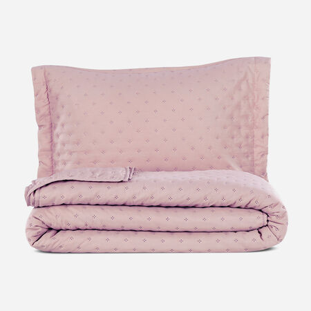 Quilt Single Microfibra Rosa