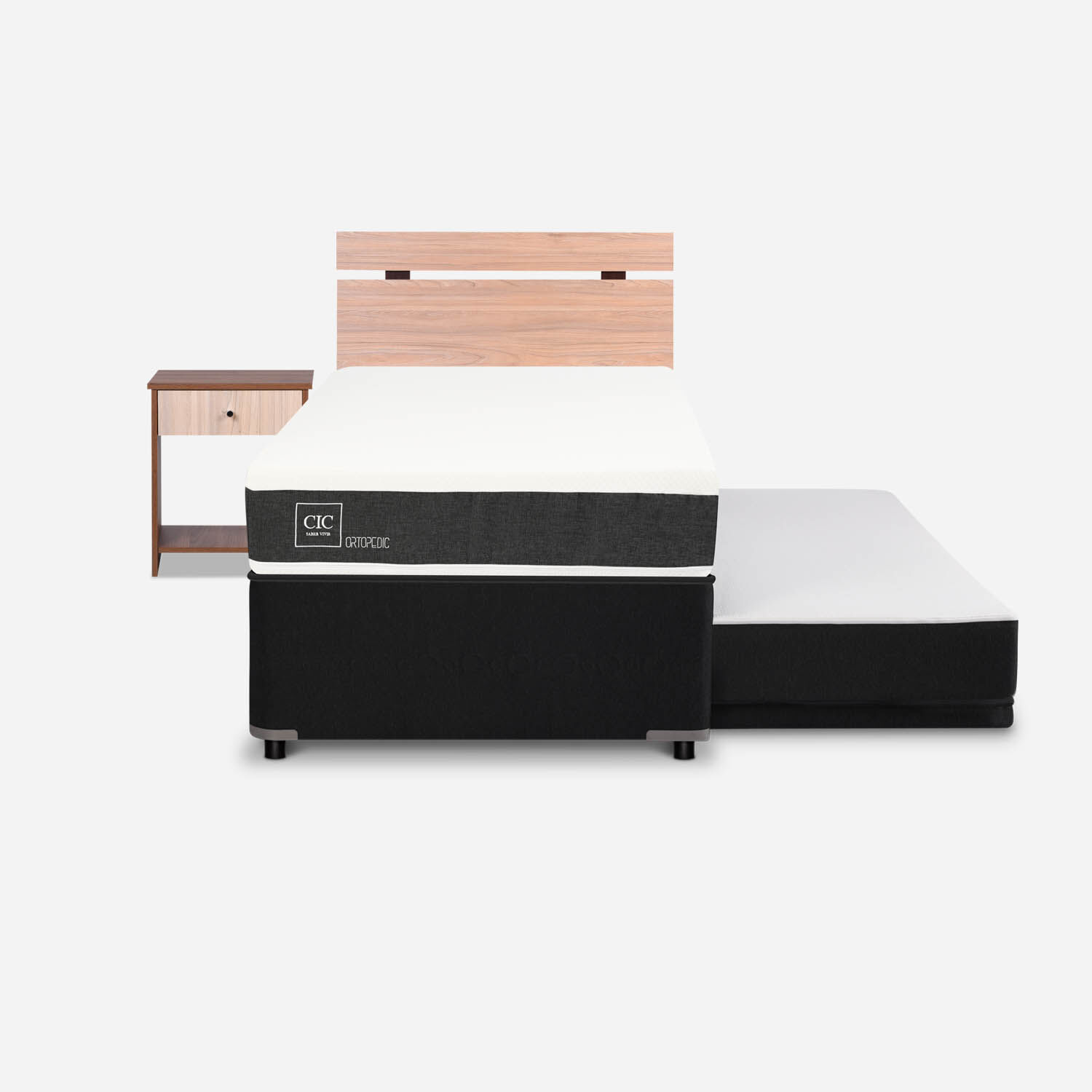 Cama Nido Div&aacute;n Ortopedic + Set Olmo